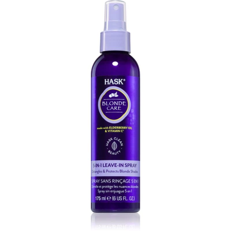 HASK Blonde Care 5-in-1 Leave-In Spray Leave-in Spray voor Blond Haar 175 ml