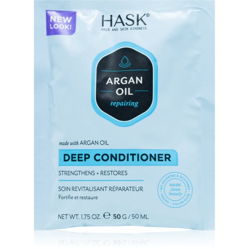 HASK Argan Oil Diepe Herstellende Conditioner voor Droog en Beschadigd Haar 50 ml