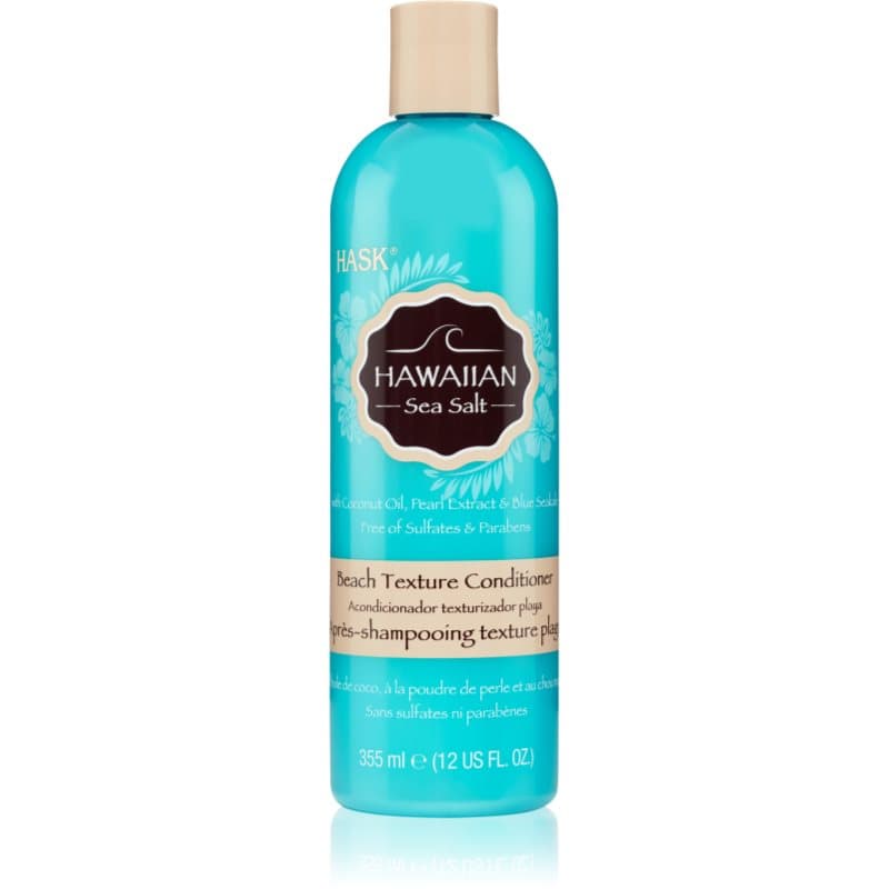 HASK Hawaiian Sea Salt texturiserende conditioner voor Modellereing van Krullen 355 ml