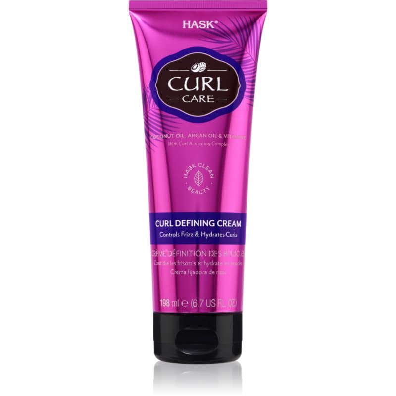 HASK Curl Care Definerende Crème Voor Golvend en Krullend Haar 198 ml