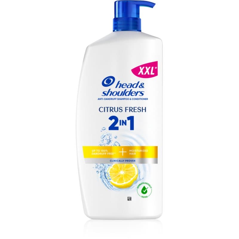 Head & Shoulders Citrus Fresh 2in1 Shampoo en Conditioner tegen Roos 800 ml