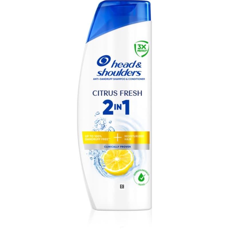 Head & Shoulders Citrus Fresh 2in1 Shampoo en Conditioner tegen Roos 400 ml