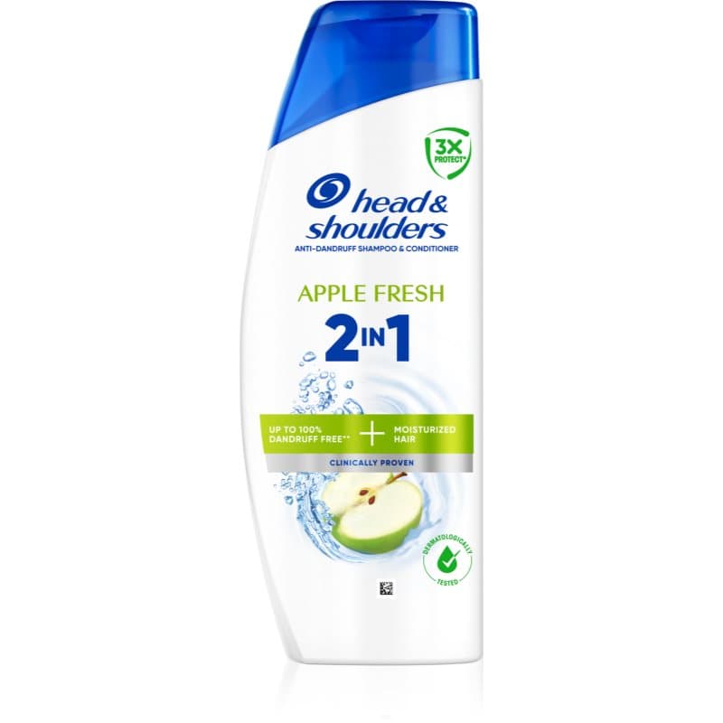 Head & Shoulders Apple Fresh 2in1 Shampoo en Conditioner tegen Roos 400 ml