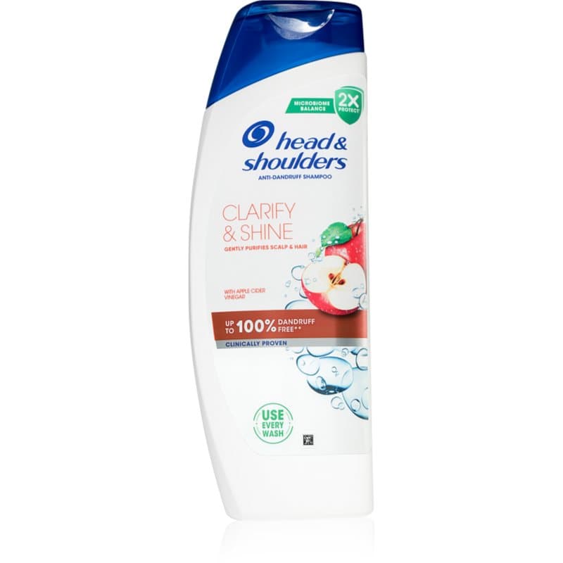 Head & Shoulders Clarify&Shine Apple Cider Anti-Ross Shampoo 400 ml