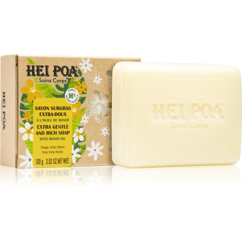 Hei Poa Tahiti Monoi Oil Natuurlijke Zeep 100 g