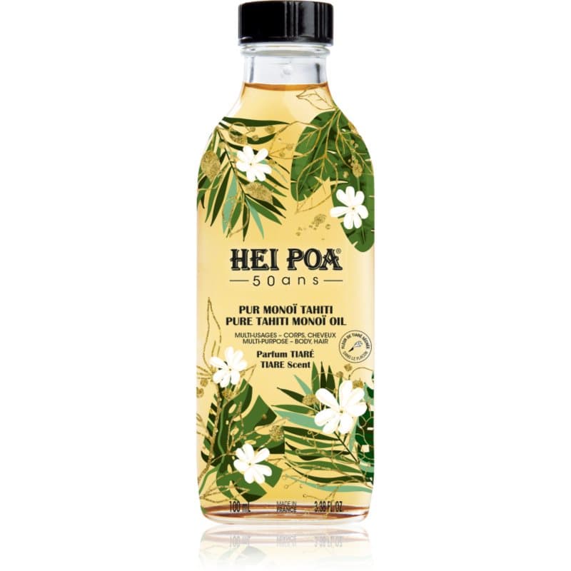 Hei Poa Pure Tahiti Monoï Oil Tiara Multifunctionele Olie voor Lichaam en Haar 100 ml