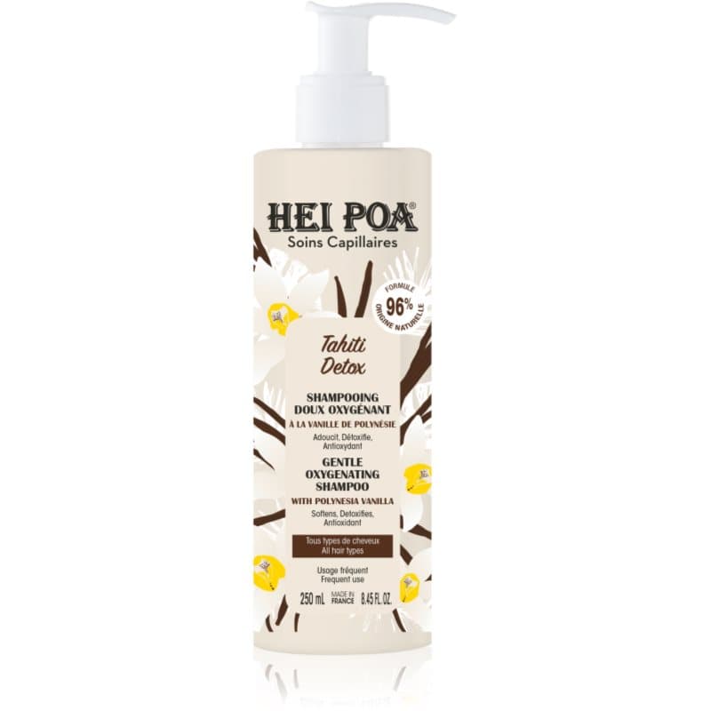 Hei Poa Tahiti Detox reinigende, ontgiftende shampoo voor het Haar 250 ml