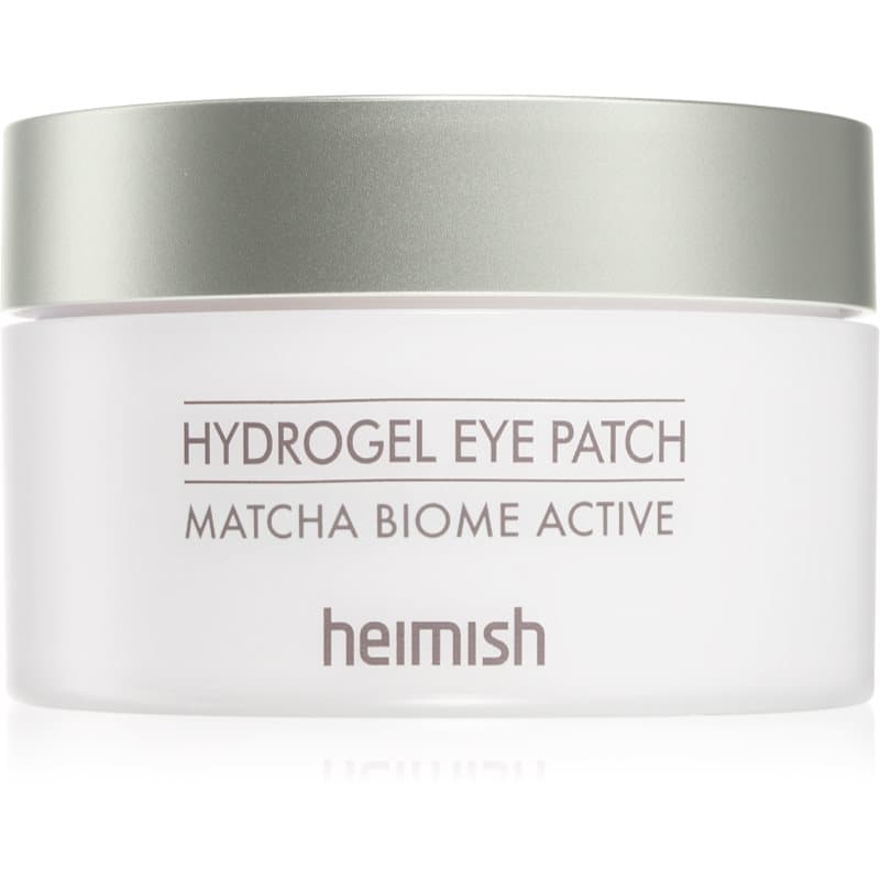 Heimish Matcha Biome Active Hydrogel Eye Patch hydrogel kussentjes tegen Rimpels, Zwellingen en Donkere Kringen 60 st