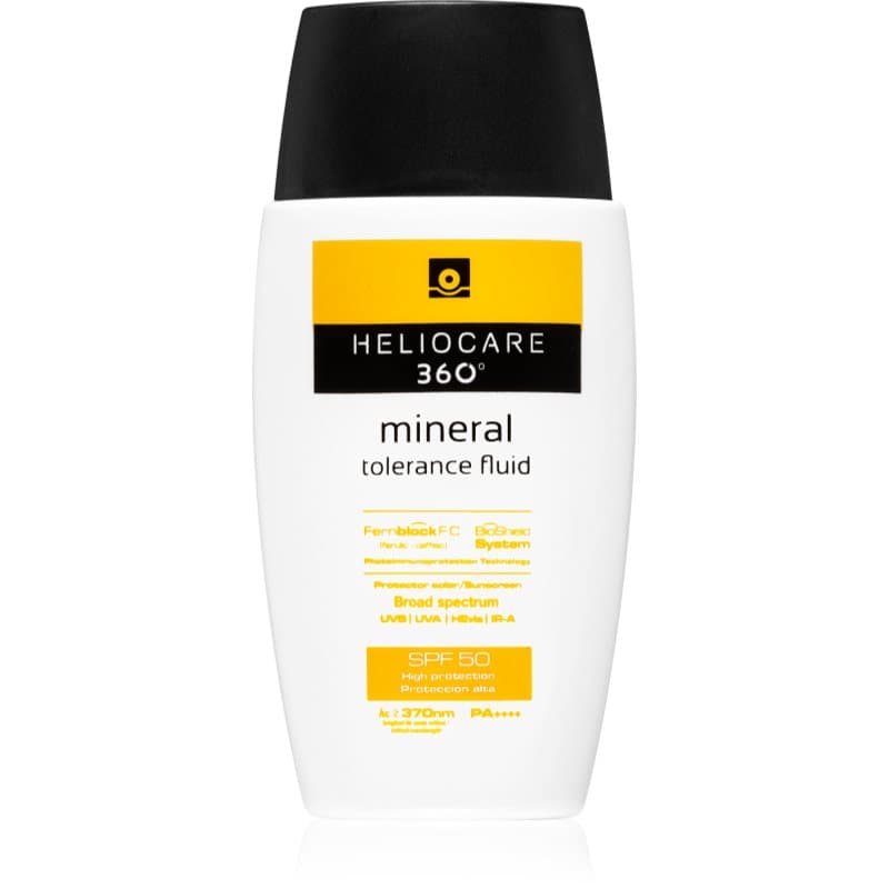 Heliocare 360° Mineral Tolerance Fluid Mineraal Beschermende Gezichtsfluid SPF 50 50 ml