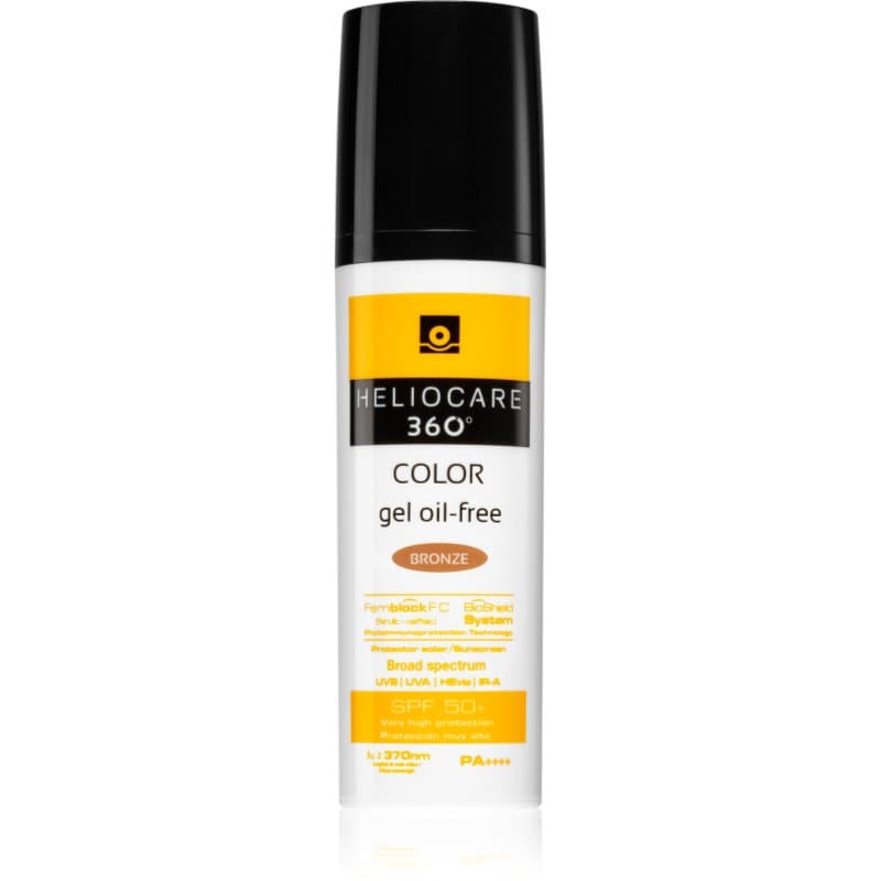 Heliocare 360° Color Gel Oil-Free toniserende, beschermende gel SPF 50+ Tint Bronze 50 ml