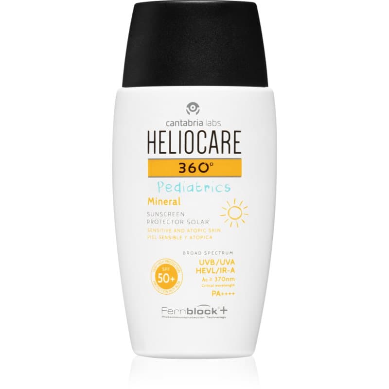 Heliocare 360° Pediatrics Fluide mineralen zonnebrandcrème SPF 50+ 50 ml