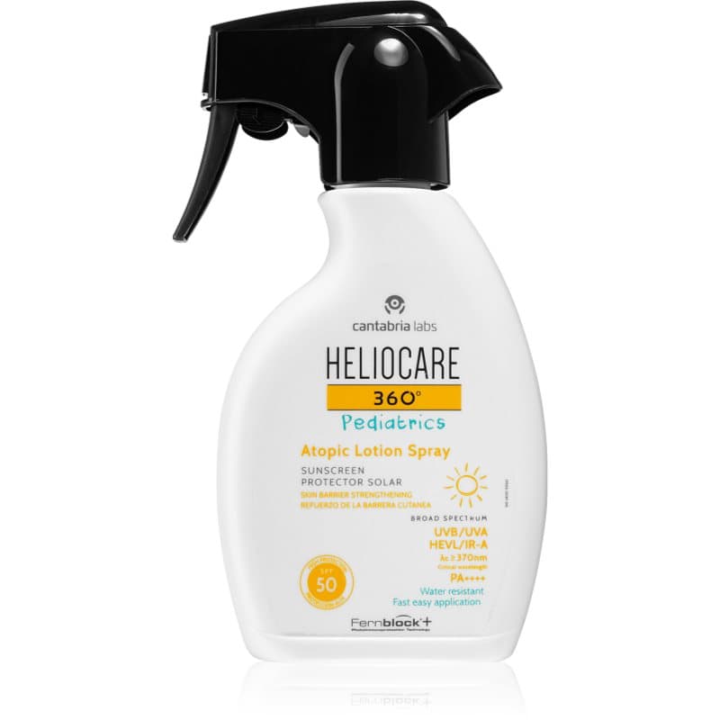 Heliocare 360° Pediatrics Atopic Lotion Spray Kinder Bruiningsspray SPF 50 250 ml