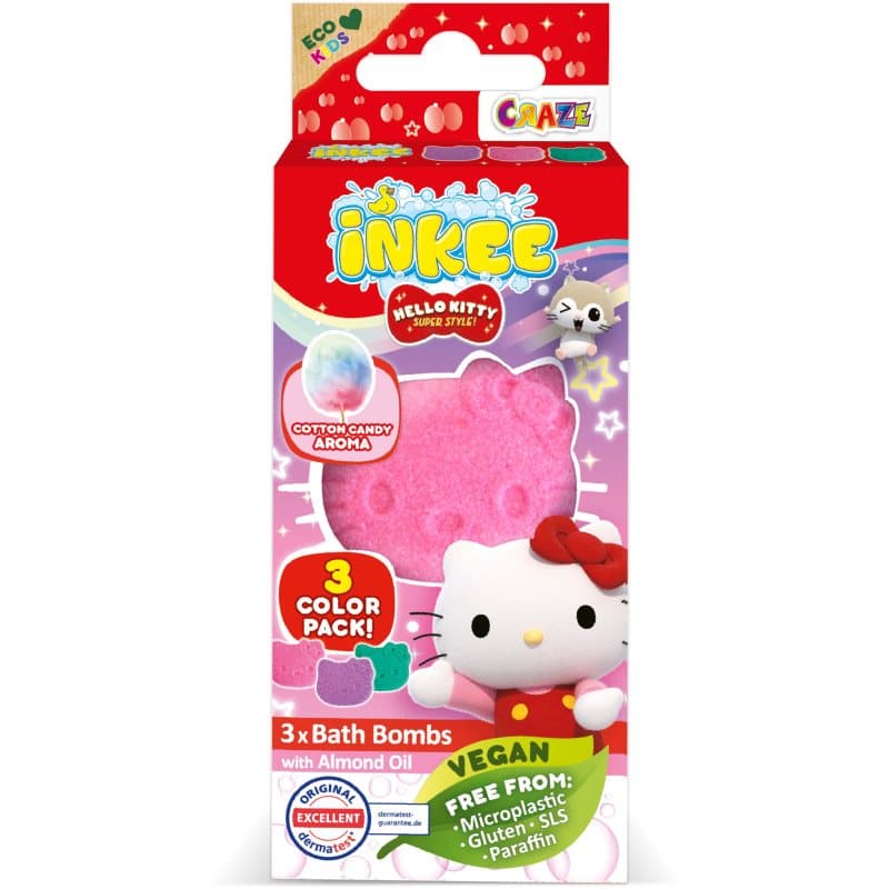 Hello Kitty Bath badbom voor Kinderen 3x15 g