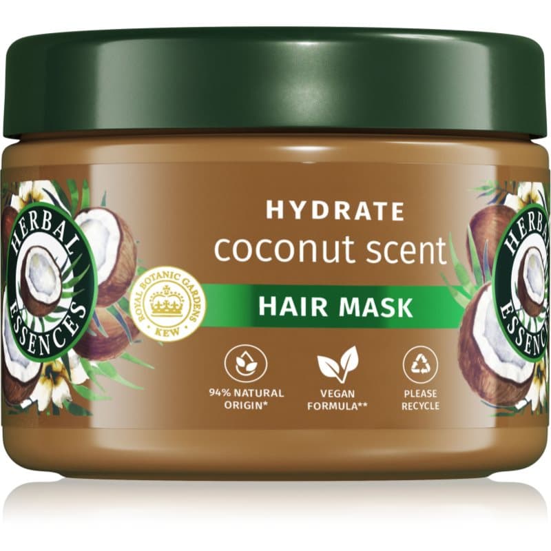 Herbal Essences Coconut Scent Hydrate Haarmasker voor Voeding en Hydratatie 300 ml