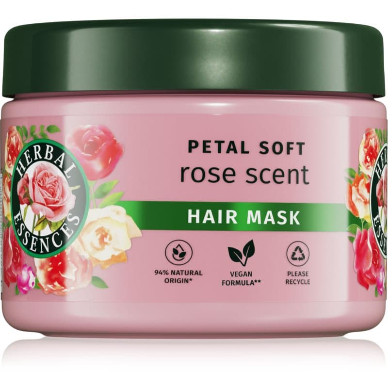 Herbal Essences Rose Scent Petal Soft voedend masker voor droog haar 300 ml