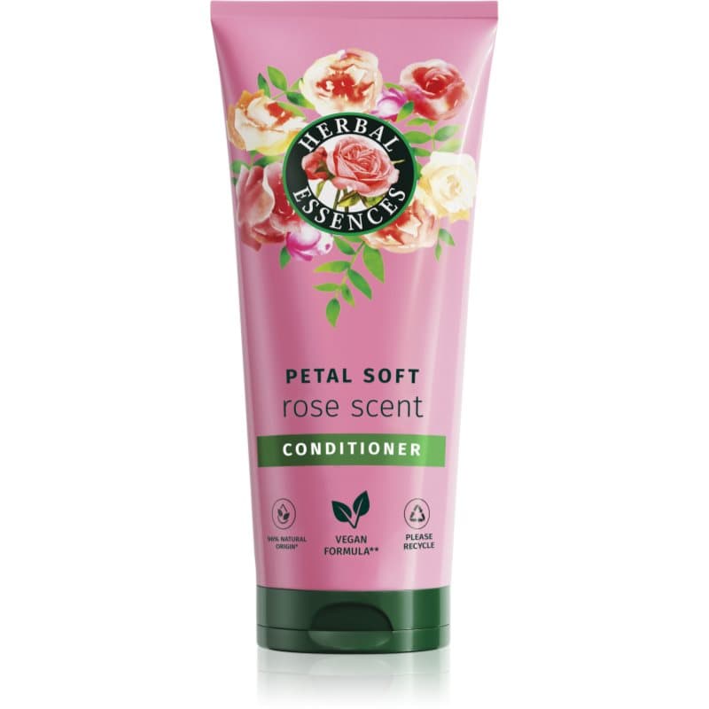 Herbal Essences Rose Scent Petal Soft Conditioner voor Droog en Beschadigd Haar 250 ml