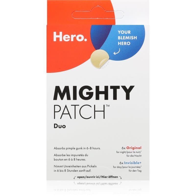 Hero Cosmetics Mighty Patch Duo pleister tegen Acne 12 st