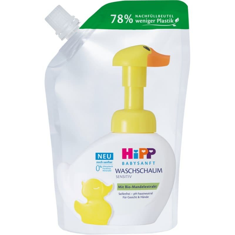 Hipp Babysanft Sensitive Wasschuim Navulling 250 ml