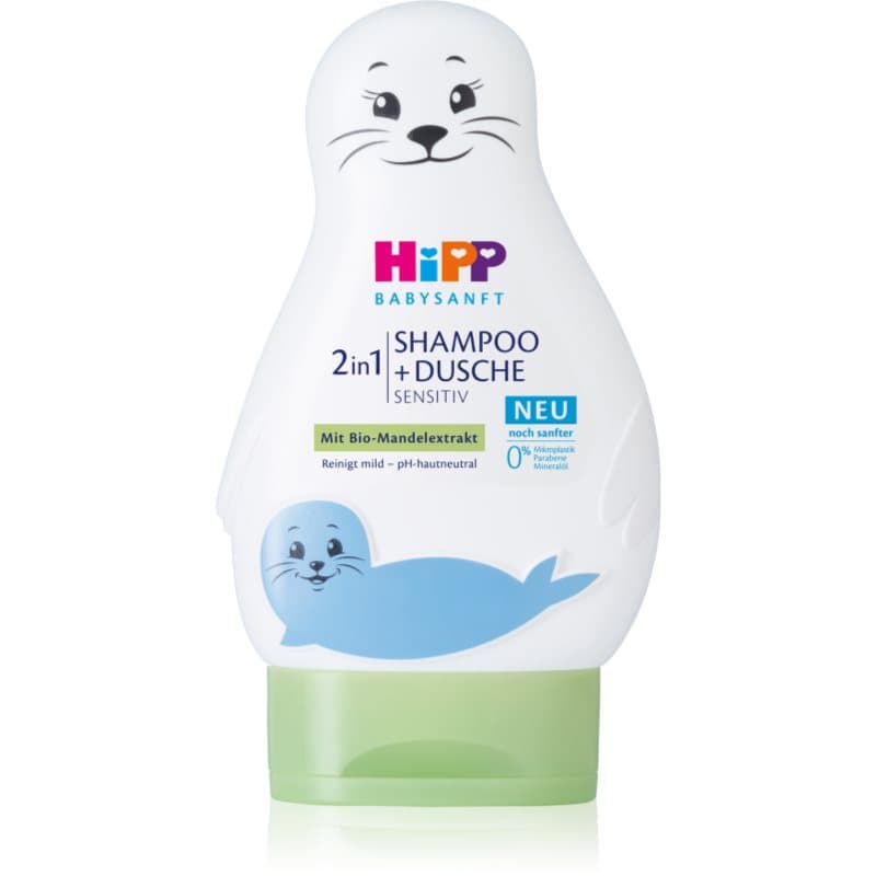 Hipp Babysanft Sensitive Kids Shampoo voor Lichaam en Haar Seal 200 ml