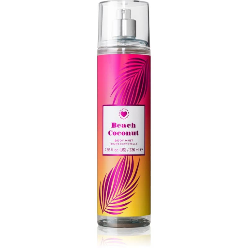 I Heart Revolution Body Mist Beach Coconut Geparfumeerde Bodyspray voor Vrouwen  236 ml