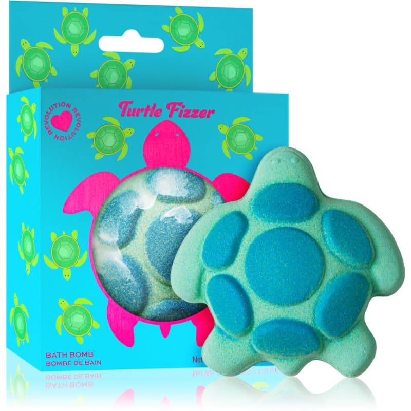 I Heart Revolution Bath Fizzer Turtle badbom met geur Citrus & Green apple 110 gr