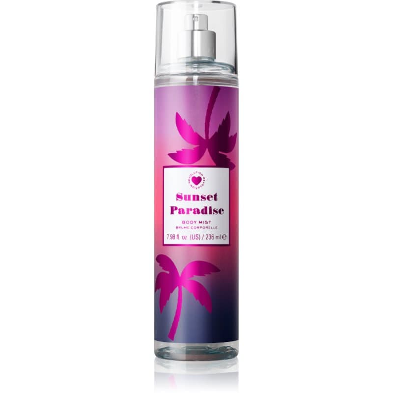 I Heart Revolution Body Mist Tropical Paradise Geparfumeerde Bodyspray voor Vrouwen  236 ml