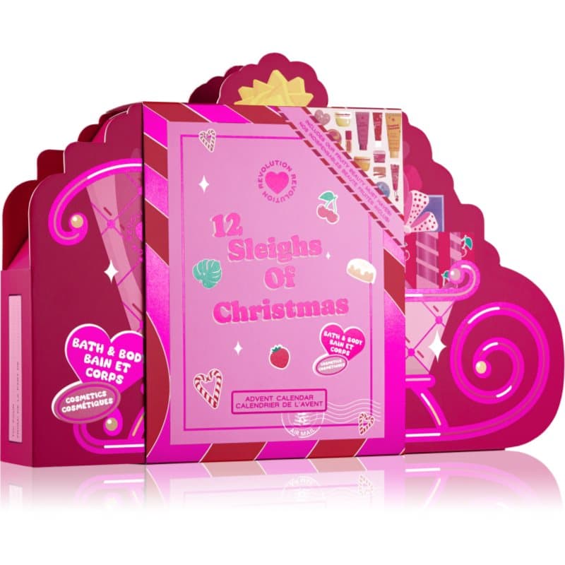 I Heart Revolution Advent Calendar 12 Sleighs of Christmas Adventkalender voor Lichaam en Gezicht