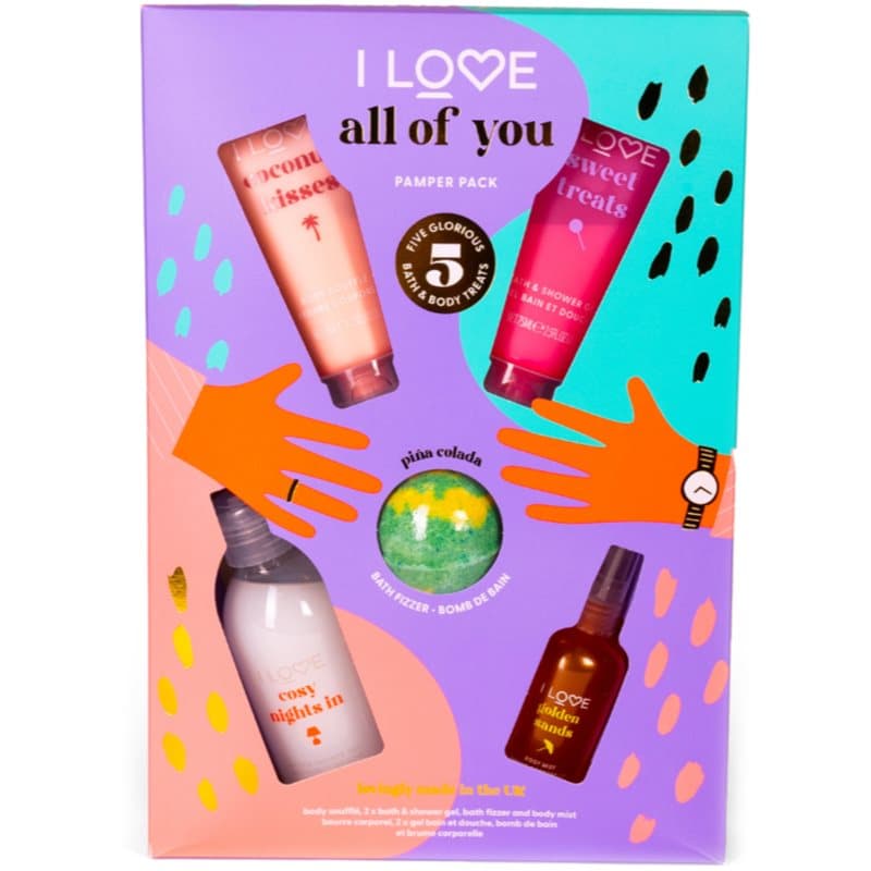 I Love All of You Gift Set voor het Lichaam