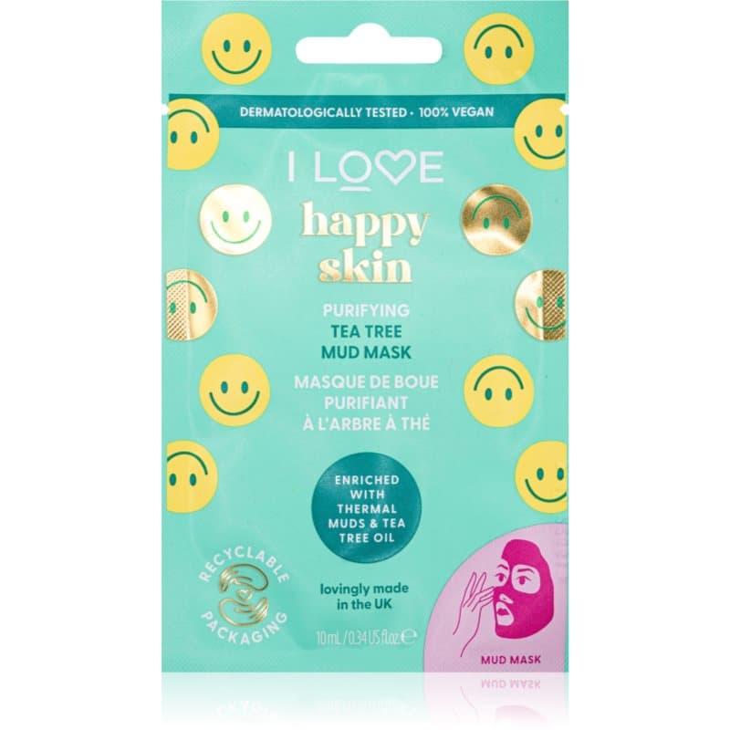 I Love Happy Skin Klei Masker met Tea Tree Olie 10 ml