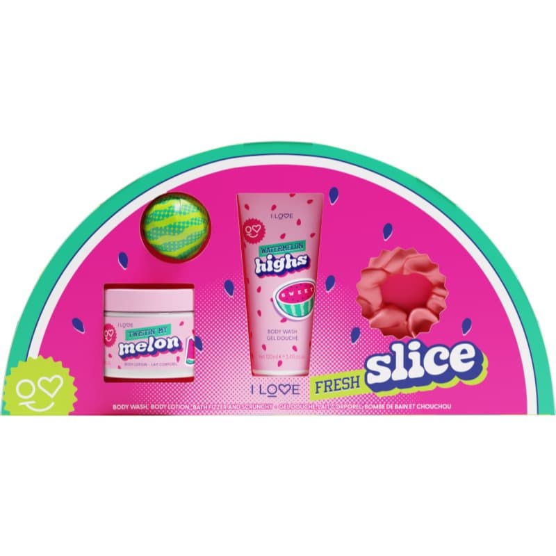I Love Fresh Slice Gift Set voor in Bad