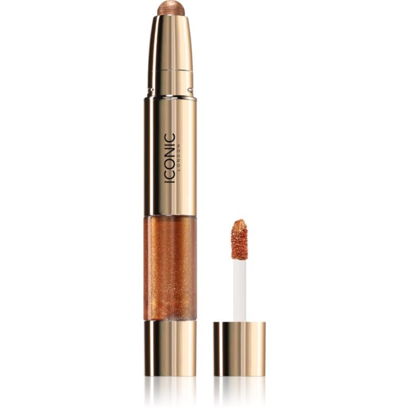 ICONIC London Glaze Crayon glinsterende oogschaduwen Tint Lava 5.14 g