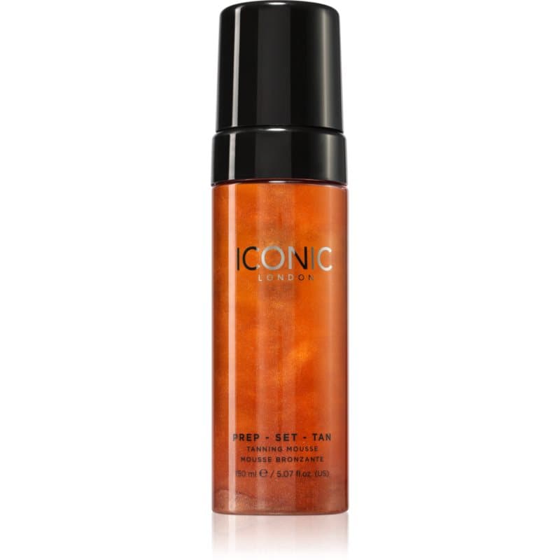 ICONIC London Prep Set Tan Mousse Zelfbruinende Schuim Tint Glow 150 ml