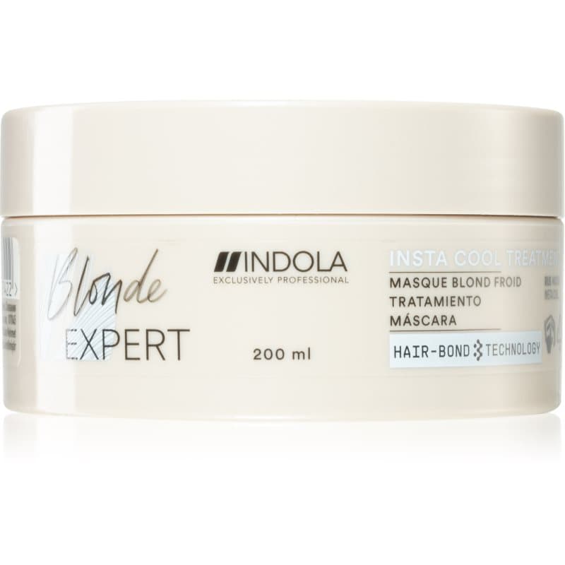 Indola Blond Expert Insta Cool Voedende Haarmasker voor Koude Blond Tinten 200 ml
