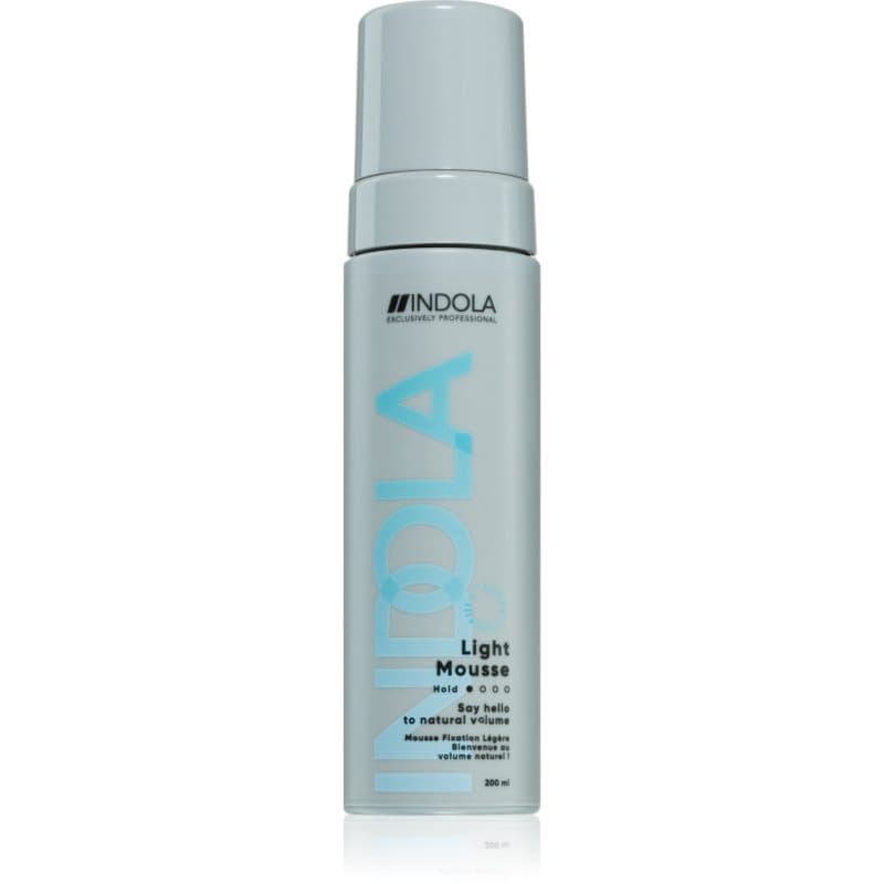 Indola Light Mousse Haarschuim voor Natuurlijke Fixatie 200 ml