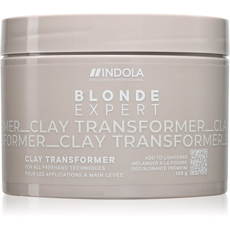 Indola Blond Expert Clay Transformer Verlichtende Poeder voor Blond Haar 120 g