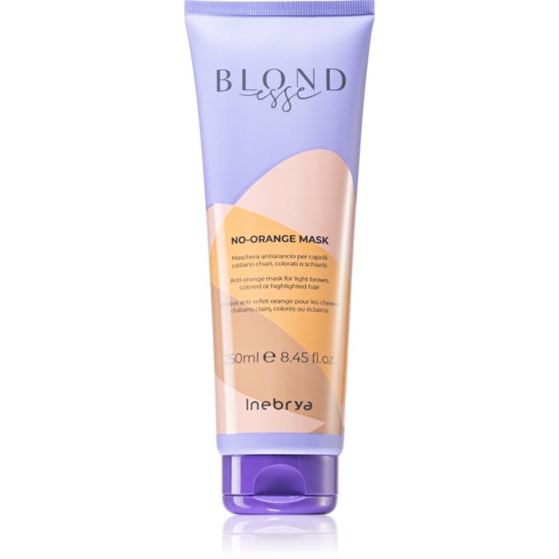 Inebrya BLONDesse No-Orange Mask Haarmasker voor het neutraliseren van koperkleurige ondertonen 250 ml