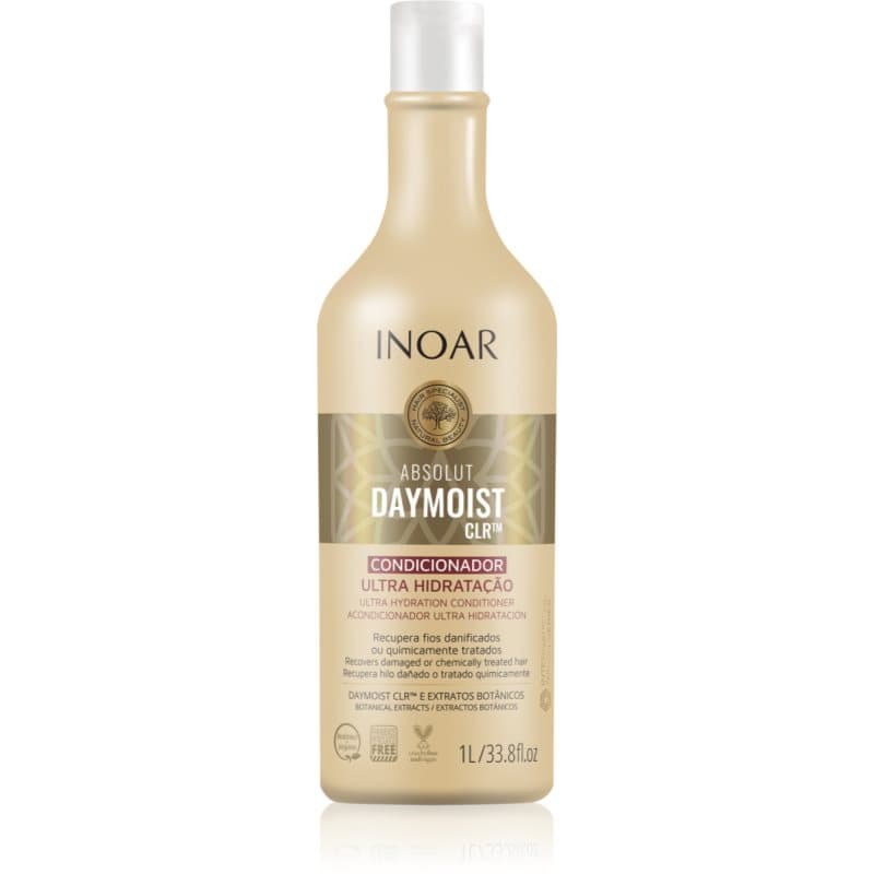 INOAR Absolut Daymoist CLR™ diep hydraterende conditioner voor Droog en Gekleurd Haar 1000 ml
