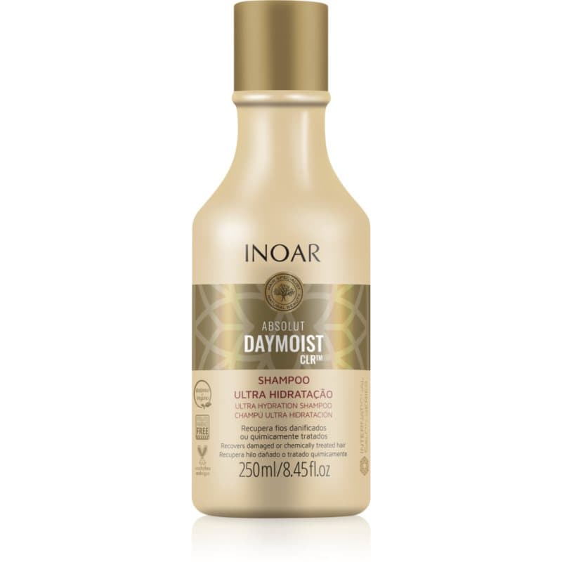 INOAR Absolut Daymoist CLR™ intensief hydraterende shampoo voor Droog en Gekleurd Haar 250 ml