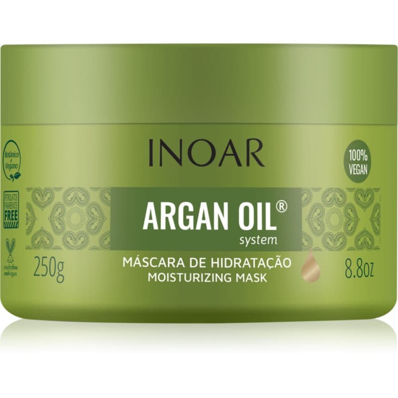 INOAR Argan Oil System Hydraterende en Egaliserende Masker voor het Haar 250 g