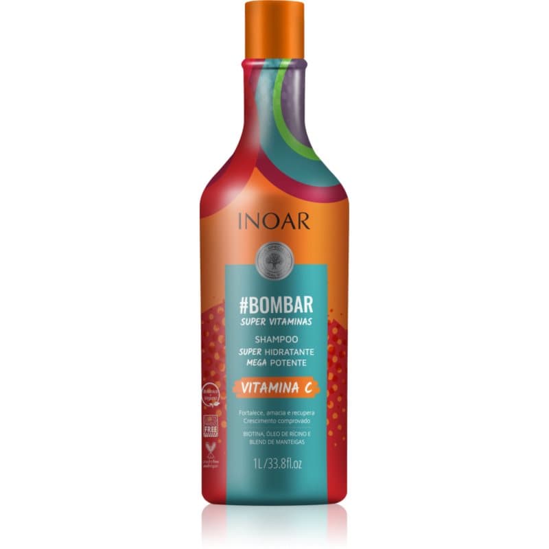 INOAR #Bombar Super Line Super Vitaminas Shampoo met Vitamine C 1000 ml