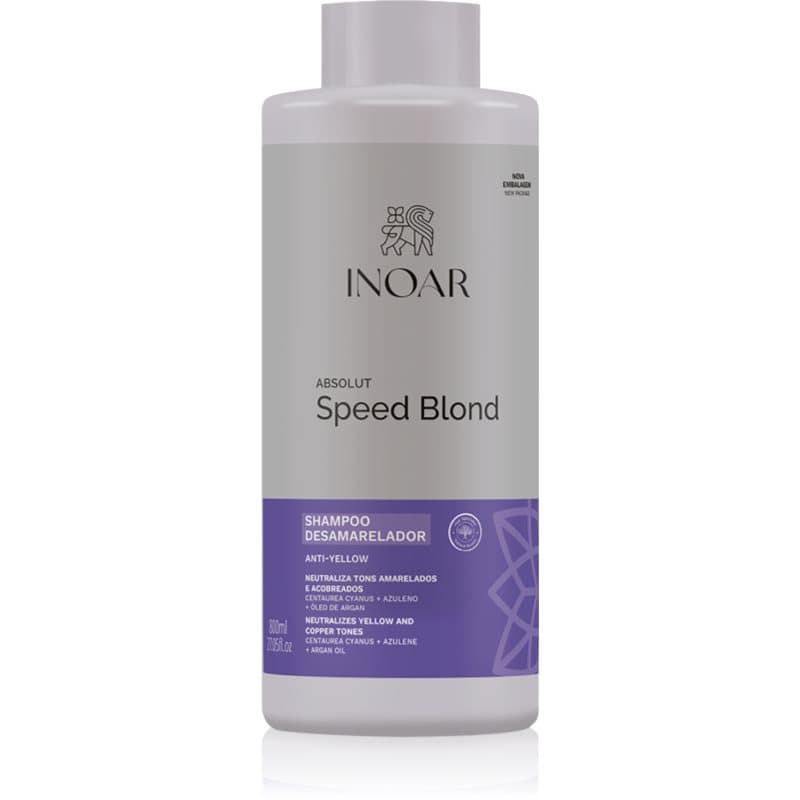INOAR Absolut Speed Blond Shampoo voor Blond Haar 800 ml