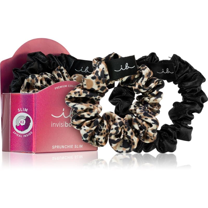 invisibobble Sprunchie Slim Leo is the New Black Haarelastiekjes 2st. 2 st