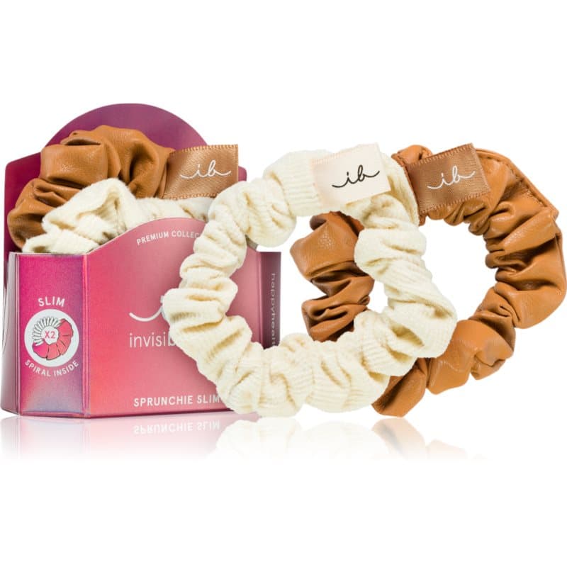 invisibobble Sprunchie Slim Creme de Caramel Haarelastiekjes 2st. 2 st