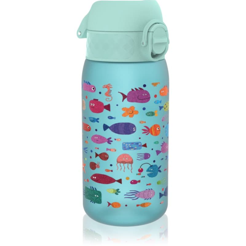 Ion8 Leak Proof waterfles voor Kinderen Fisch 350 ml