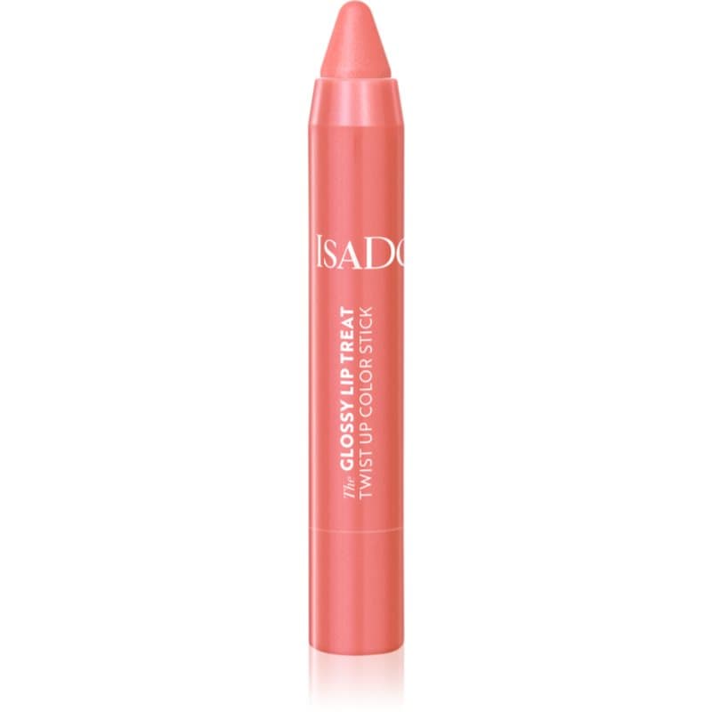 IsaDora Glossy Lip Treat Twist Up Color Hydraterende Lippenstift Tint 09 Beach Peach 3,3 g