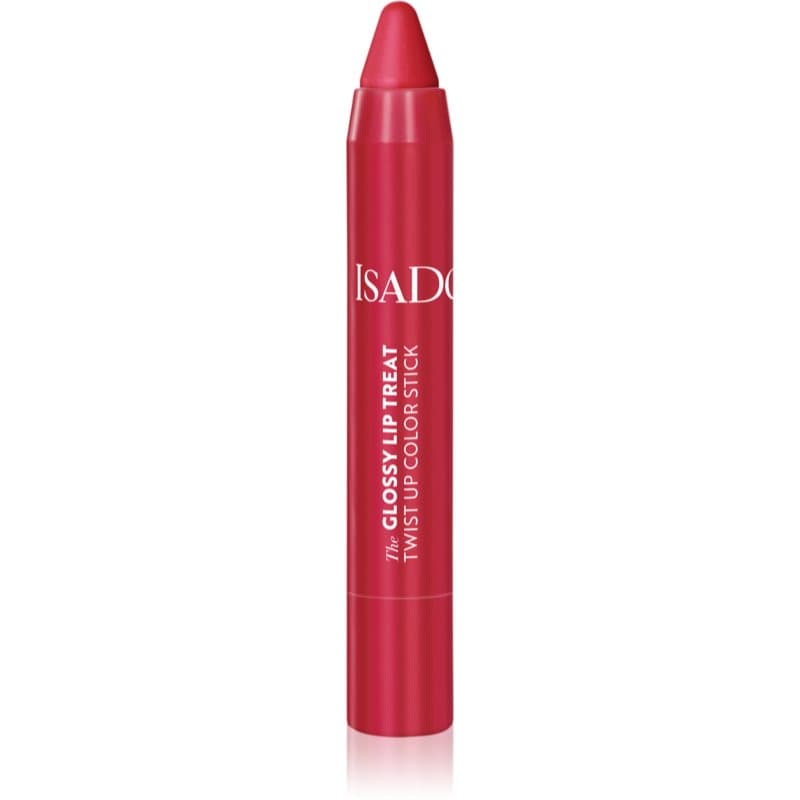 IsaDora Glossy Lip Treat Twist Up Color Hydraterende Lippenstift Tint 12 Rhubarb Red 3.3 g