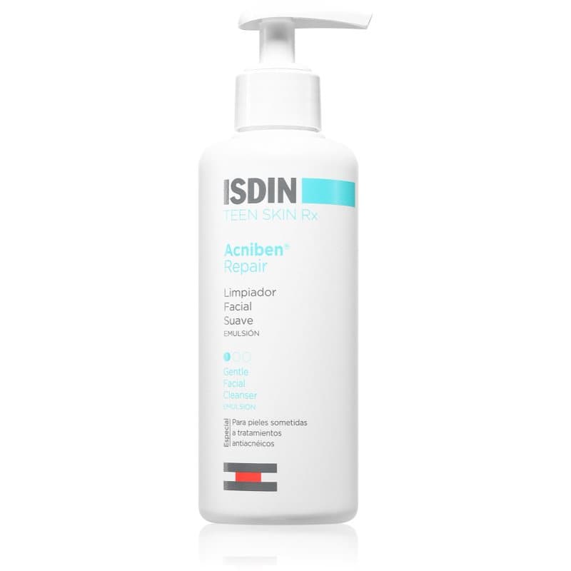 ISDIN Acniben Gentle Facial Cleanser Milde Reinigingsmulsie voor Problematische Huid, Acne 180 ml