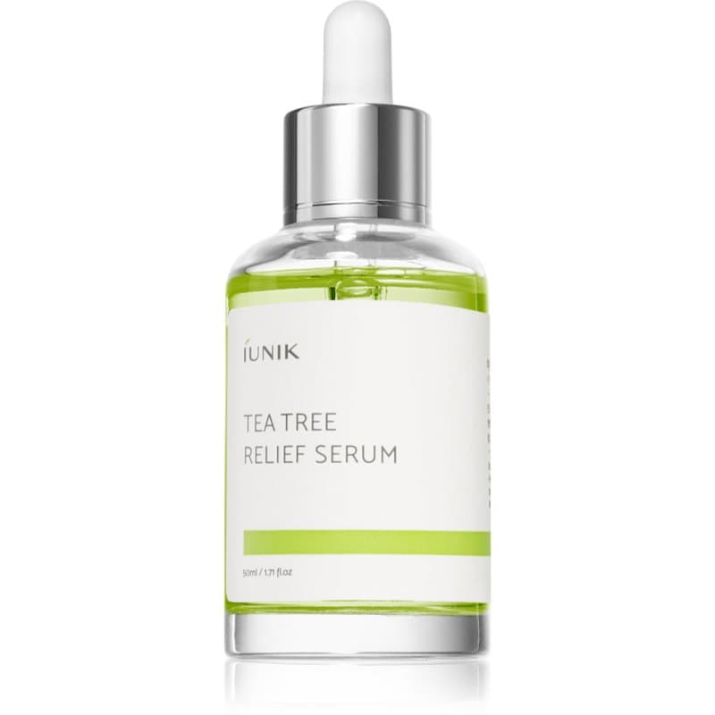 iUnik Tea Tree kalmerend gezichtsserum voor Gevoelige Huid met Acne Neiging 50 ml