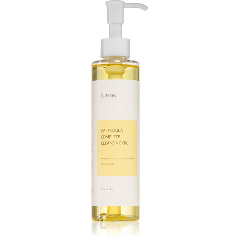 iUnik Calendula Reinigende en Make-up Removing Olie voor Gevoelige Huid 200 ml
