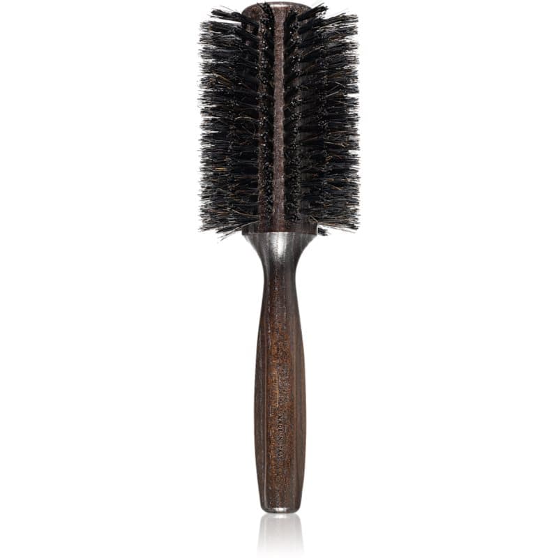 Janeke Bobinga Wood Hair-Brush Ø 70 mm houten haarborstel met Wildezwein Borstelharen 23 cm 1 st